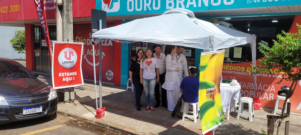 Curso de Farmácia integra ação social preventiva.