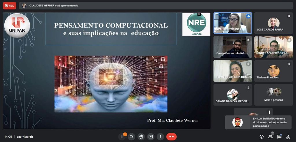Capacitação para os professores.