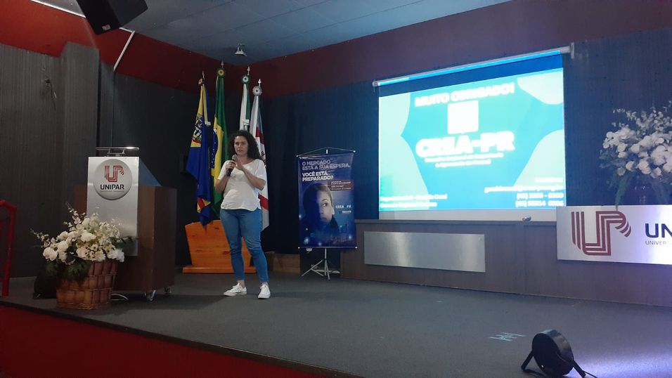 Cursos de Engenharia da Unipar promovem evento integrado com o CREA-PR.