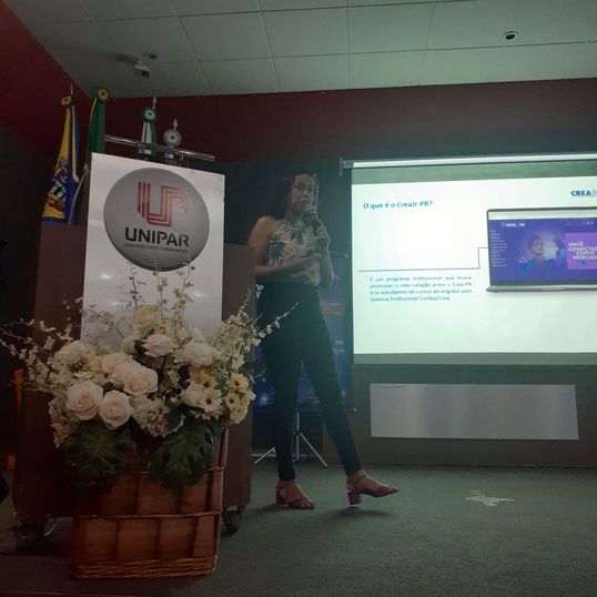 Cursos de Engenharia da Unipar promovem evento integrado com o CREA-PR.