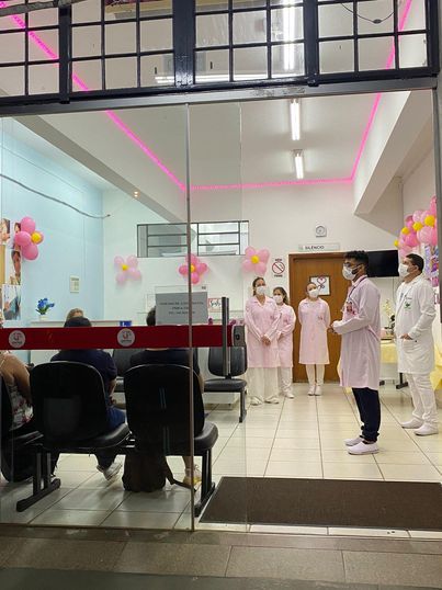 Enfermagem promove campanha de prevenção em conscientização para mulheres.