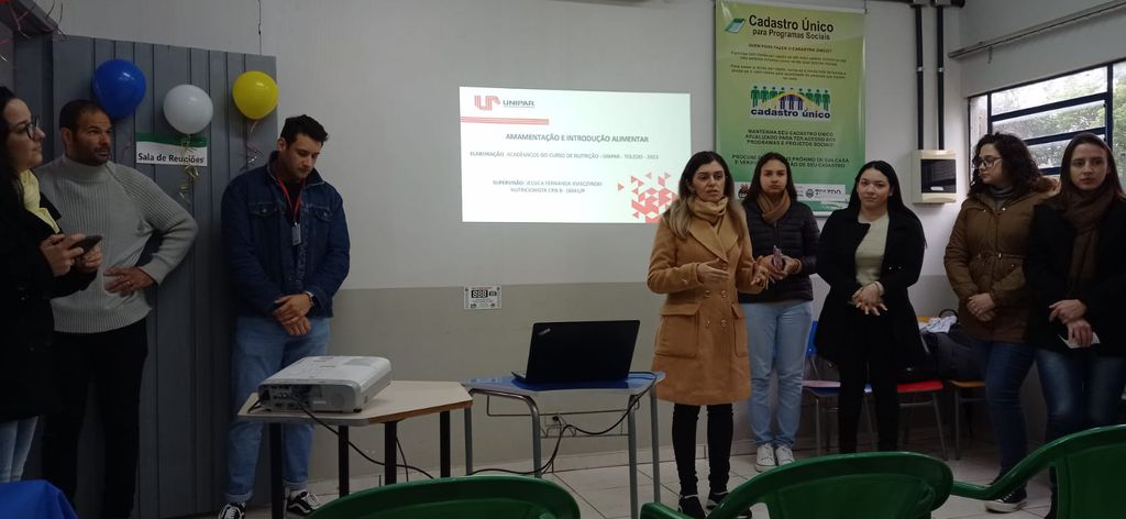 Curso de Nutrição desenvolve projeto sobre gestação.