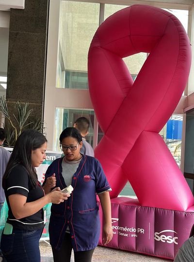 Unipar é parceira do Sesc em ação da campanha Outubro Rosa.