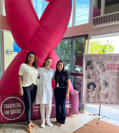 Unipar é parceira do Sesc em ação da campanha Outubro Rosa.