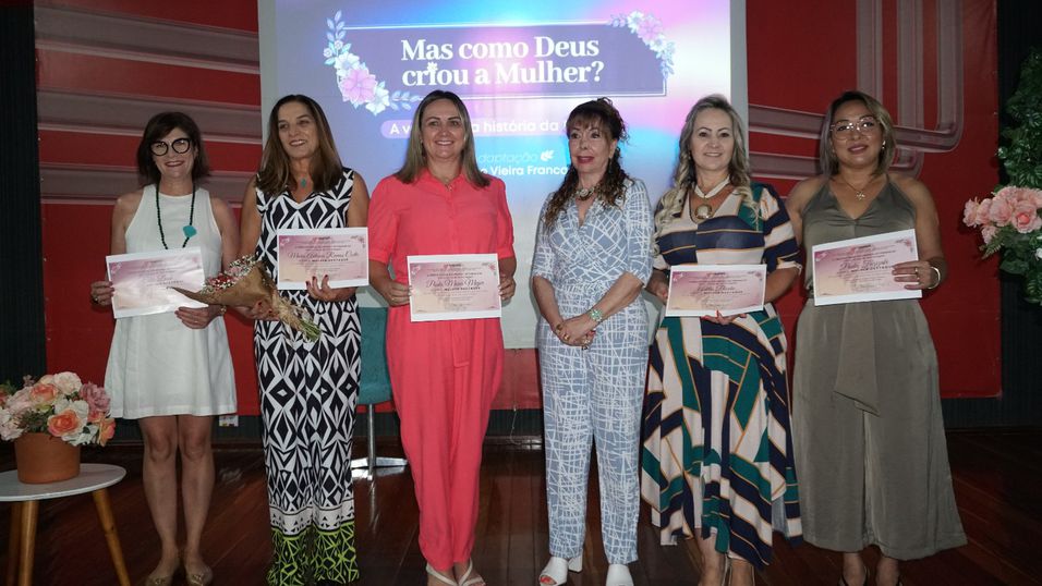 Mulheres homenageadas.