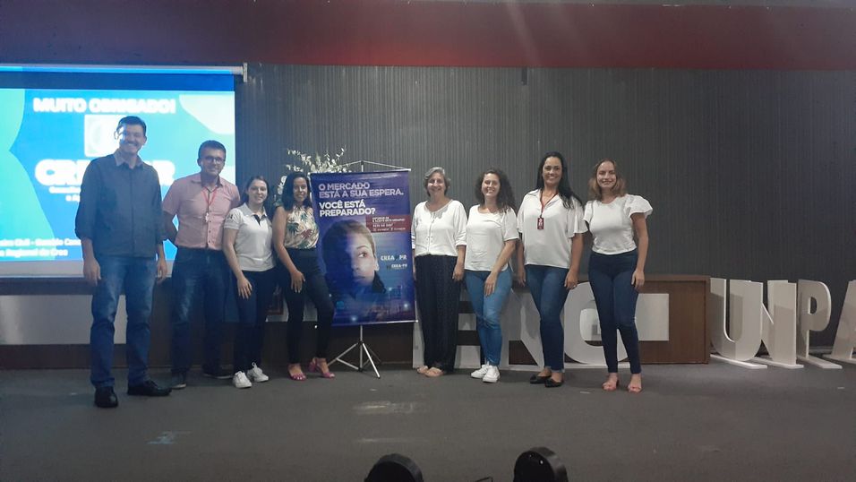 Cursos de Engenharia da Unipar promovem evento integrado com o CREA-PR.